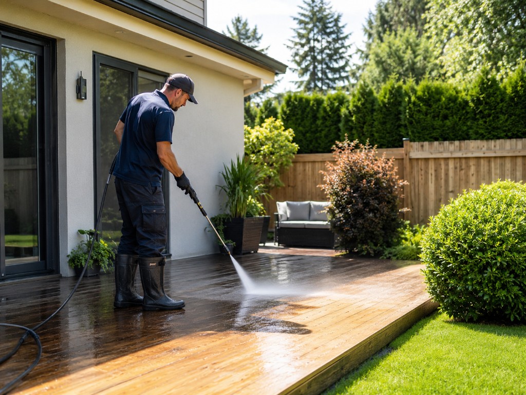 Deck & Wood Surface Cleaning